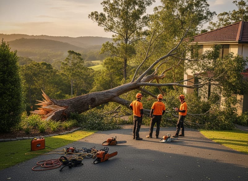 Emergency Tree Removal performed by Hills District Arborist in the Hills District