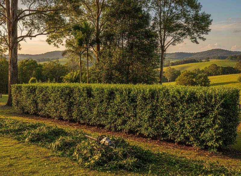 Hedge Trimming performed by Hills District Arborist in the Hills District