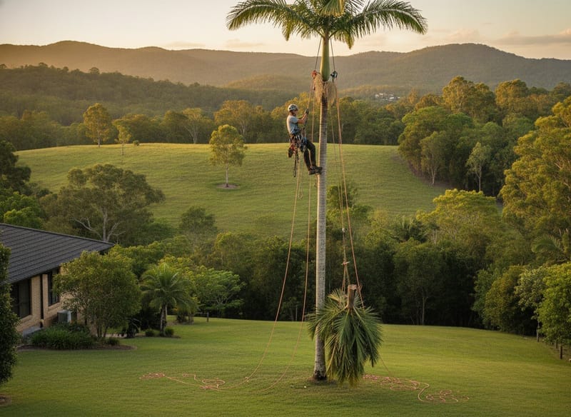 Palm Tree Removal performed by Hills District Arborist in the Hills District